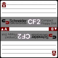 Schneider 3 inch disk label