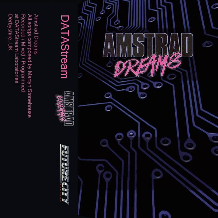 cover of Amstrad Dreams, a music album by DATAStream