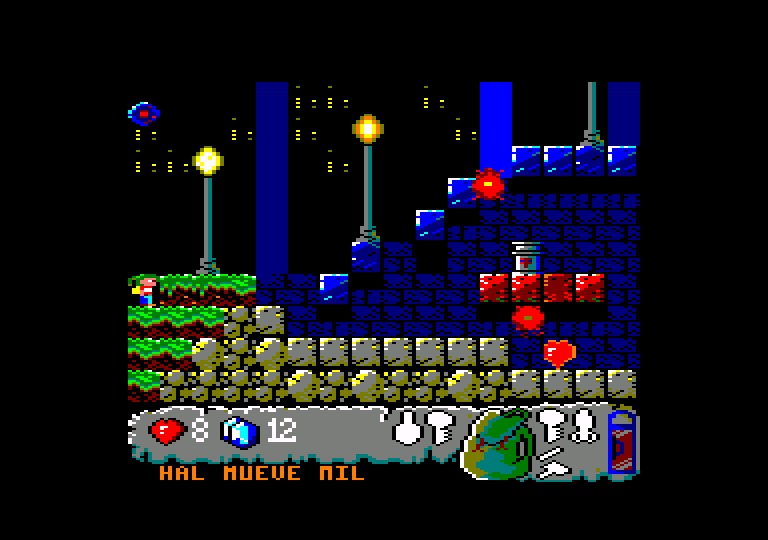 Roland Retires, an Amstrad CPC game by Brick Fabrik