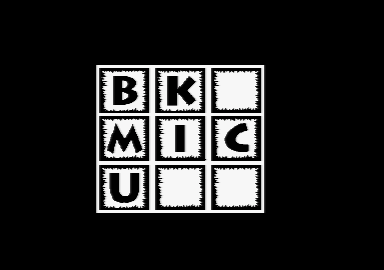loading screen of the Amstrad CPC puzzle game Kubmic