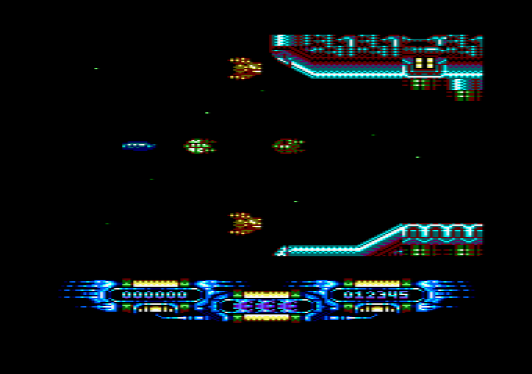 game screenshot of the Amstrad CPC game Edge Grinder