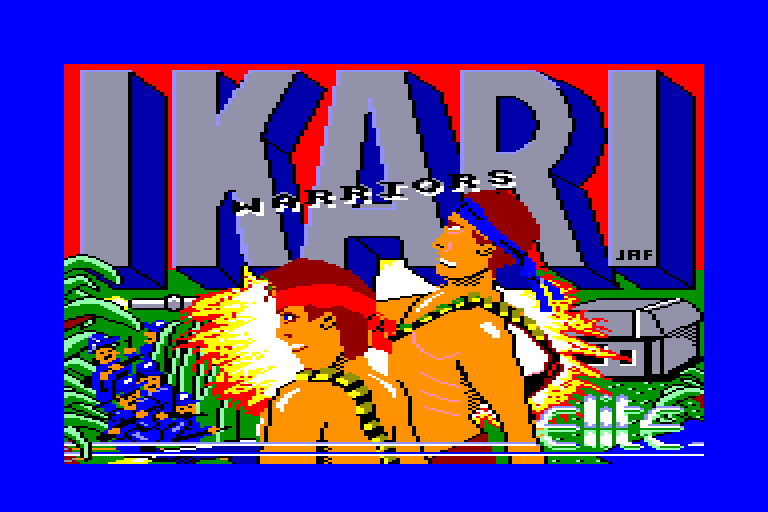 loading screen of Ikari Warriors