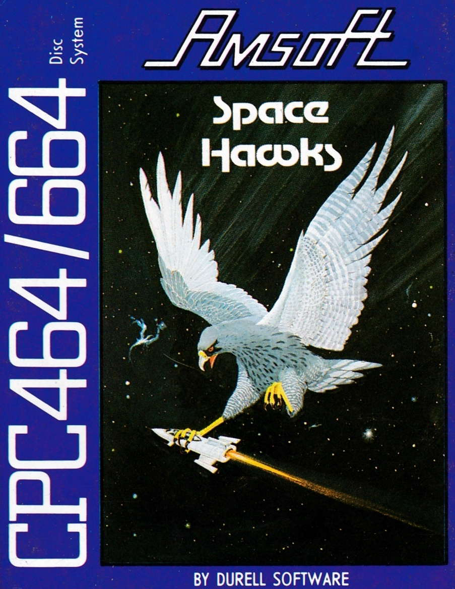 Space Hawks, shoot them up de Durell en 1984 pour Amstrad CPC