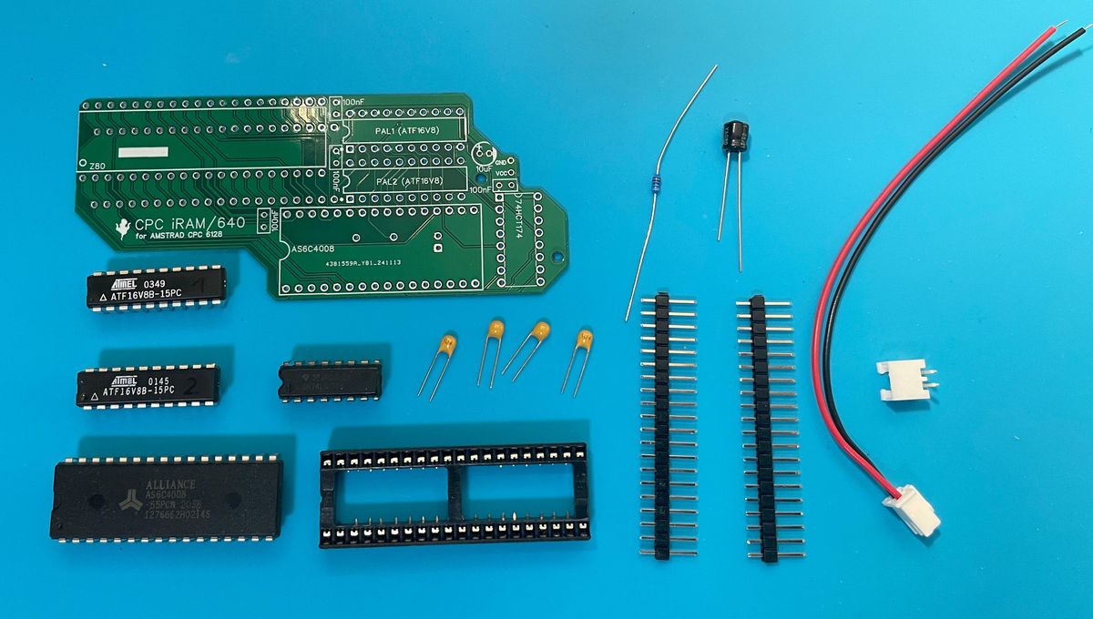 BOM de l'extension de RAM interne Iram/640 par Eto