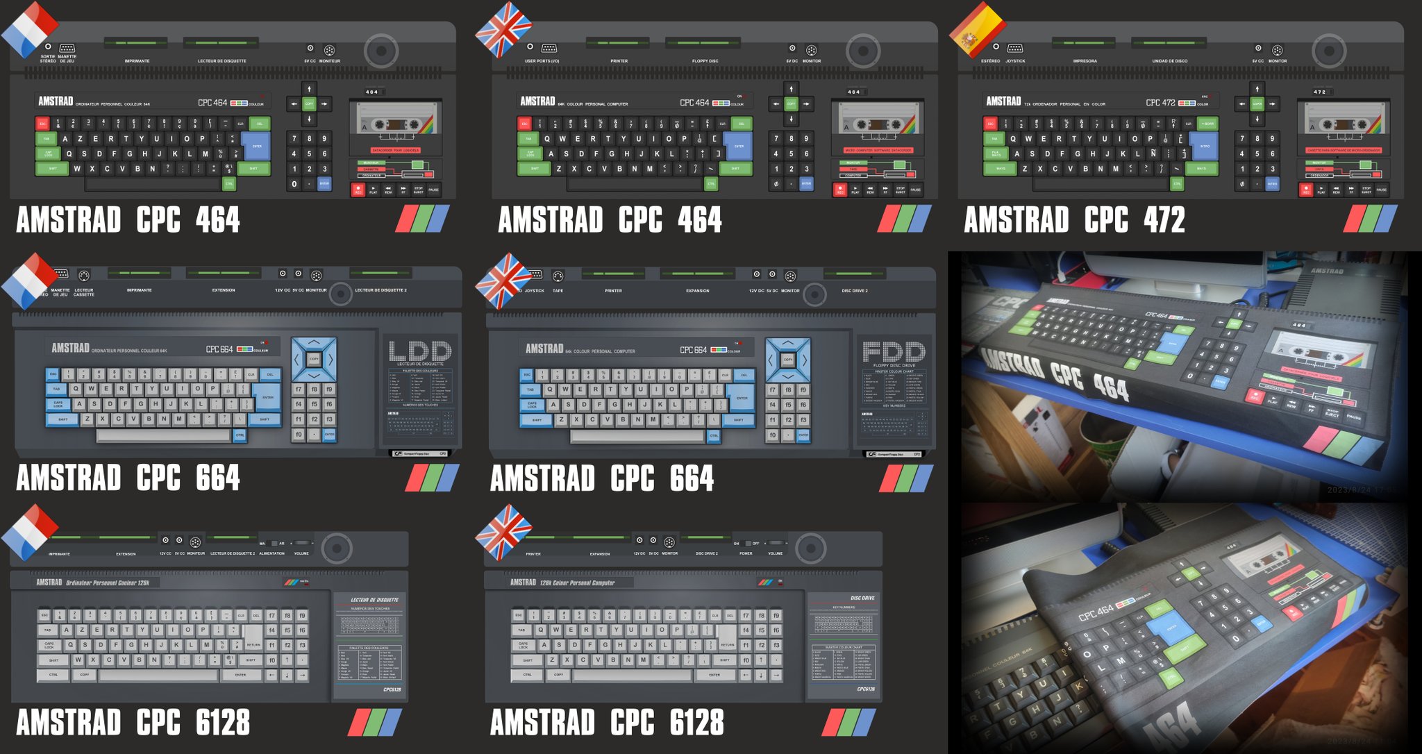 Dust-free protection for your Amstrad CPC by Frédéric BELLEC (ACME)